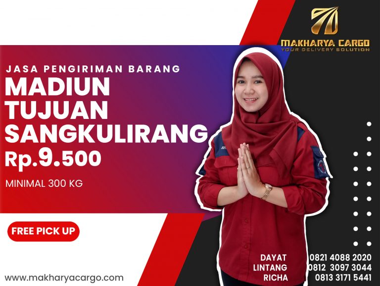 Jasa Pengiriman Madiun Sangkulirang Ongkir Rp 9,500