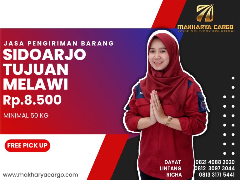 Jasa Pengiriman Barang Sidoarjo Melawi Ongkir Rp 8,500