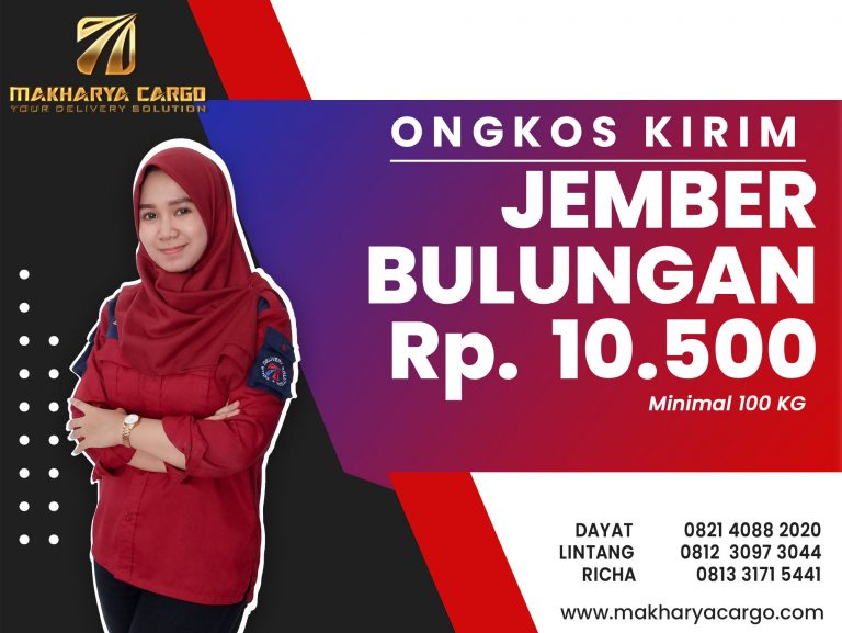 Ongkos Kirim Jember Bulungan Gratis Jemput Barang 2021