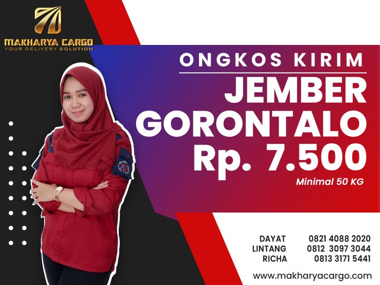 Ongkos Kirim Jember Gorontalo Gratis Jemput Barang 2021