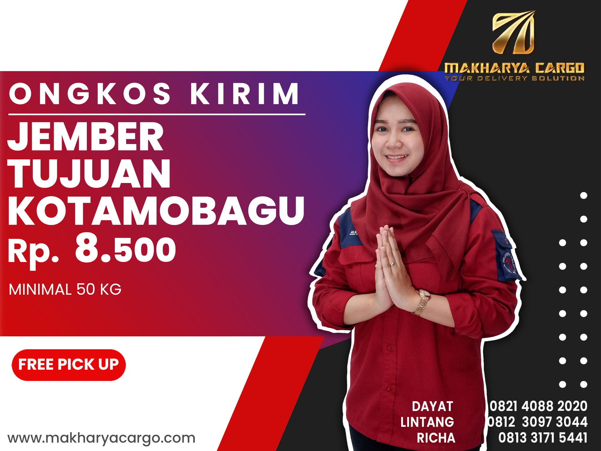 Ongkos Kirim Jember Kotamobagu