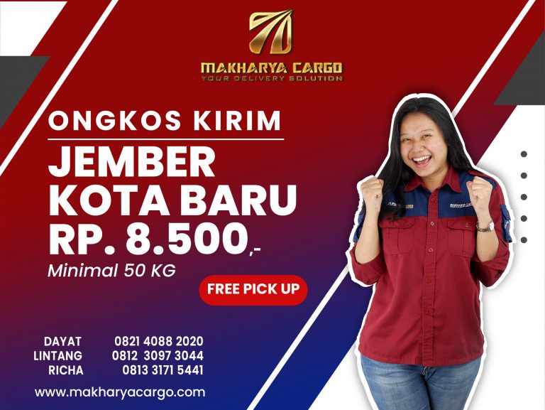 Ongkos Kirim Jember Kota Baru Gratis Jemput Barang 2021