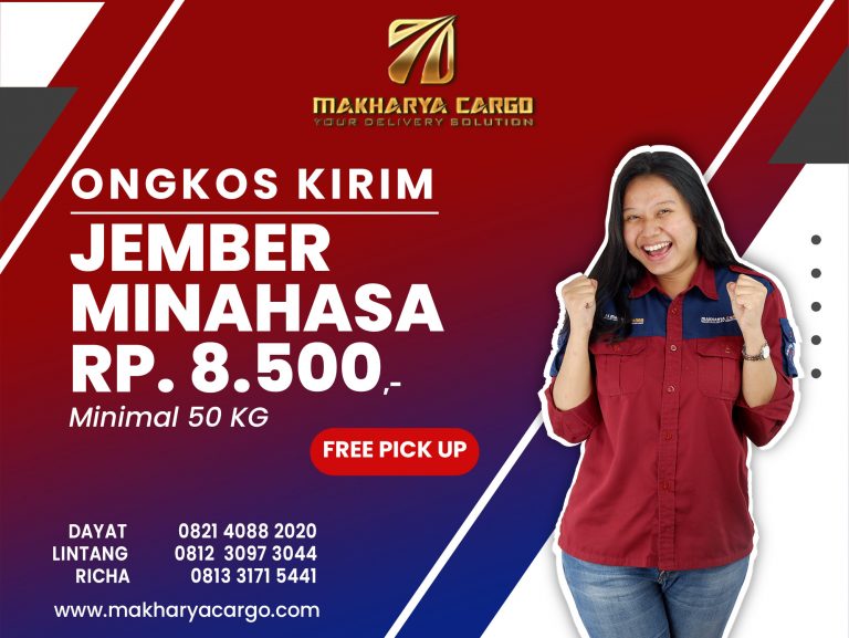 Ongkos Kirim Jember Minahasa Gratis Jemput Barang 2021