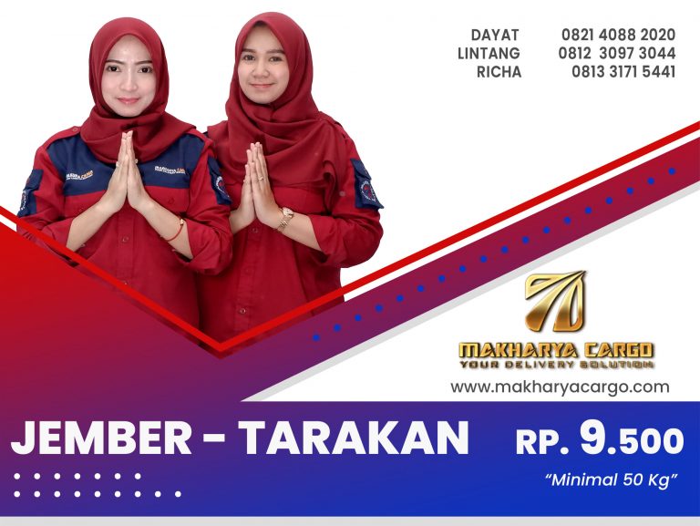 Ongkos Kirim Jember Tarakan Gratis Jemput Barang 2021