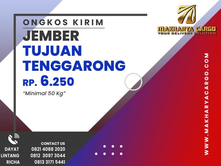 Ongkos Kirim Jember Tenggarong Gratis Jemput Barang 2021