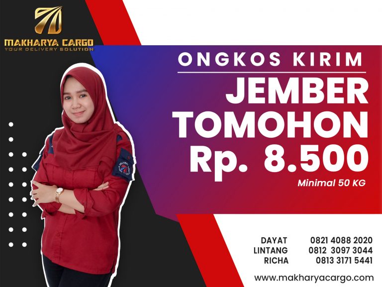 Ongkos Kirim Jember Tomohon Gratis Jemput Barang 2021