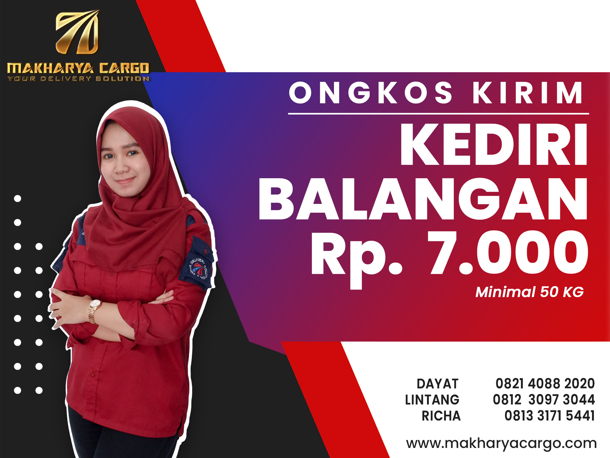Ongkos Kirim Kediri Balangan