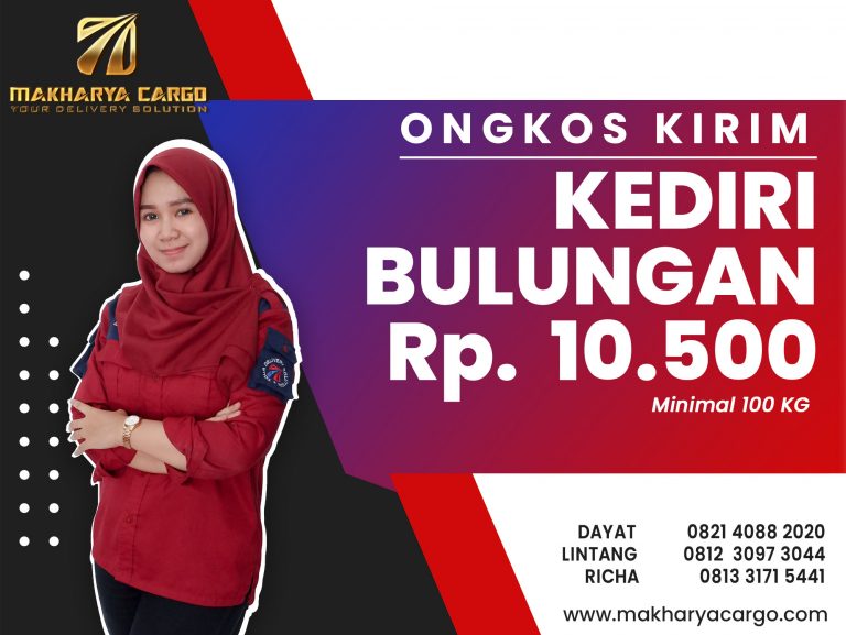 Ongkos Kirim Kediri Bulungan Gratis Jemput Barang 2021