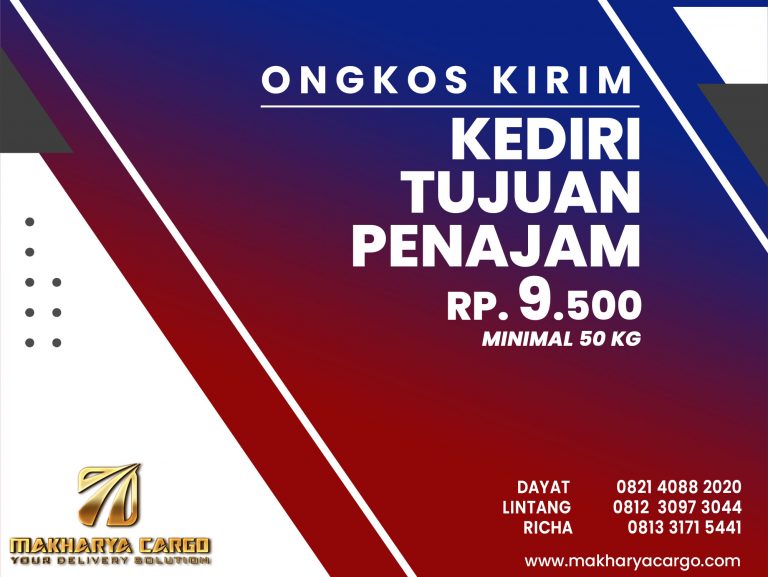 Ongkos Kirim Kediri Penajam Gratis Jemput Barang 2021