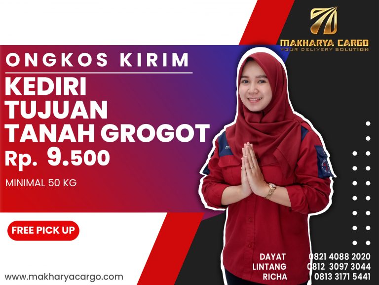 Ongkos Kirim Kediri Tanah Grogot Gratis Jemput Barang 2021