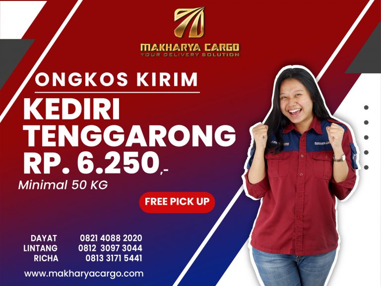 Ongkos Kirim Kediri Tenggarong Gratis Jemput Barang Rp.6250
