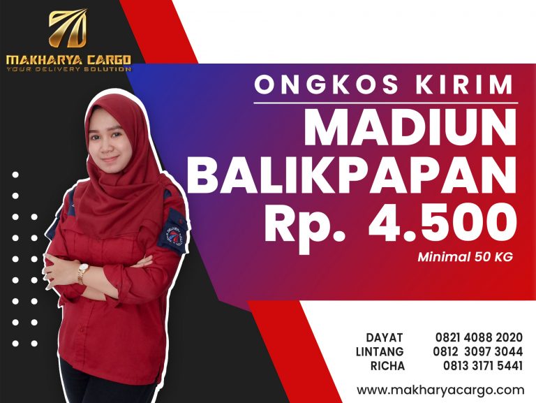 Ongkos Kirim Madiun Balikpapan Gratis Jemput Barang 2021