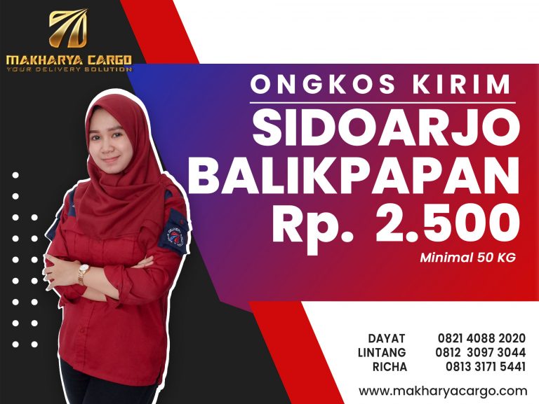 Ongkos Kirim Sidoarjo Balikpapan Gratis Jemput Barang 2021