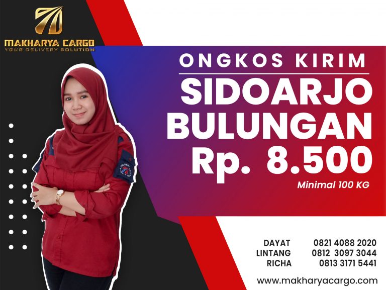 Ongkos Kirim Sidoarjo Bulungan Gratis Jemput Barang 2021