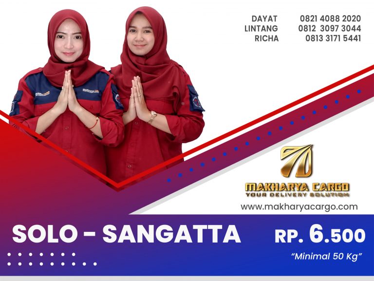 Ongkos Kirim Solo Sangatta Gratis Jemput Barang 2021