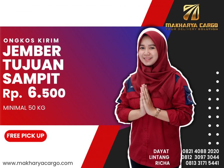 Ongkos Kirim Jember Sampit Ongkir Rp 6,500