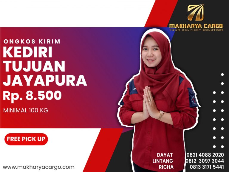 Tarif Ongkos Kirim Kediri Jayapura Ongkir Rp 8.500