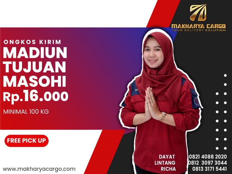 Tarif Ongkos Kirim Madiun Masohi Ongkir Rp 16,000