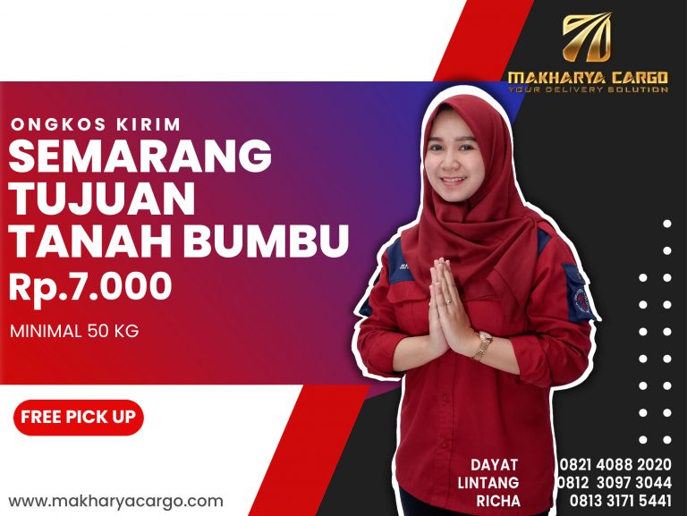Ongkos Kirim Semarang Tanah Bumbu Gratis Jemput Barang 2021