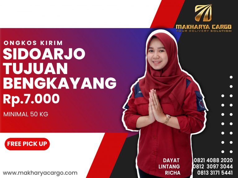 Tarif Ongkos Kirim Sidoarjo Bengkayang Ongkir Rp 7,000