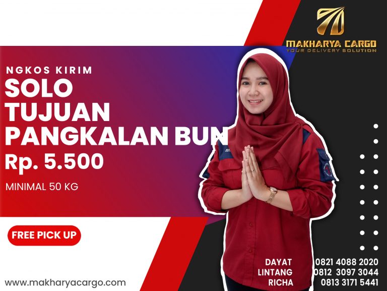 Tarif Ongkos Kirim Solo Pangkalan Bun Ongkir Rp 5,500