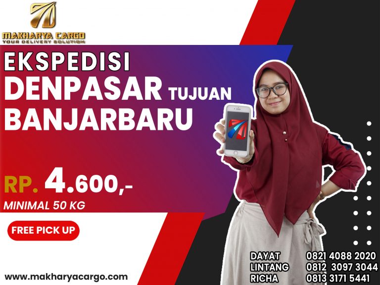 Ekspedisi Denpasar Banjarbaru Gratis Jemput Barang 2021