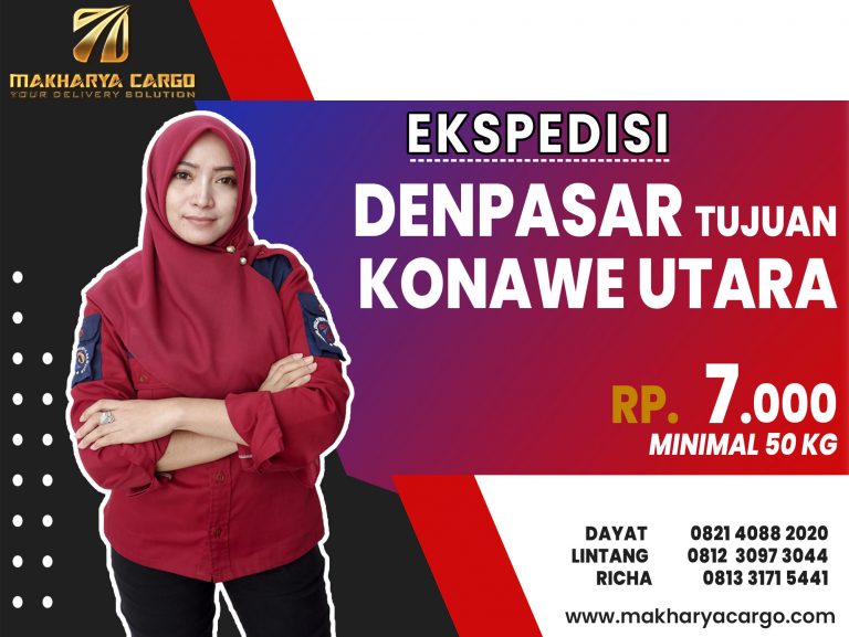 Ekspedisi Denpasar Konawe Utara Gratis Jemput Barang 2021