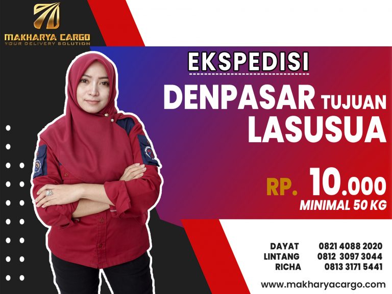Ekspedisi Denpasar Lasusua Gratis Jemput Barang 2021