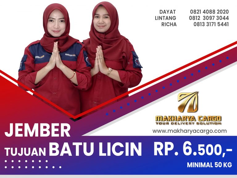 Ekspedisi Jember Batu Licin Gratis Jemput Barang 2021