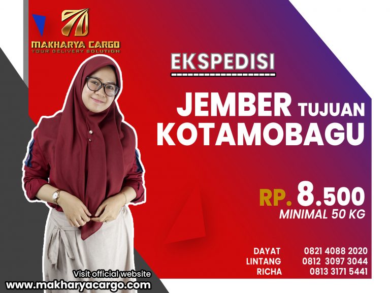 Ekspedisi Jember Kotamobagu Gratis Jemput Barang 2021