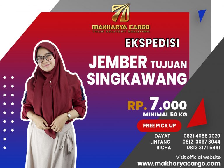 Ekspedisi Jember Singkawang Gratis Jemput Barang 2021