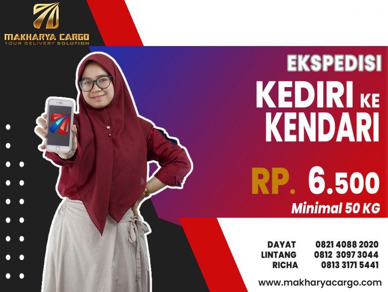 Ekspedisi Kediri Kendari Gratis Jemput Barang 2021