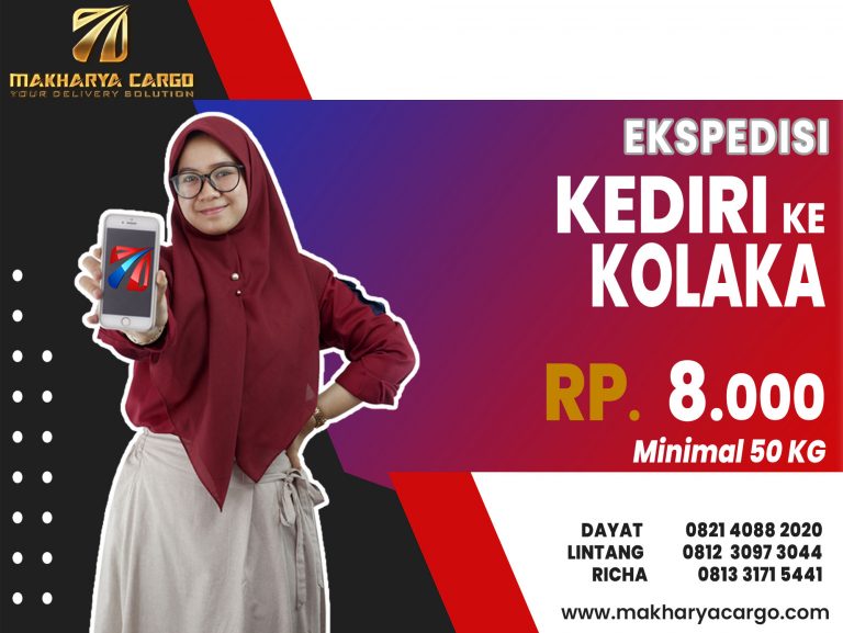 Ekspedisi Kediri Kolaka Gratis Jemput Barang 2021