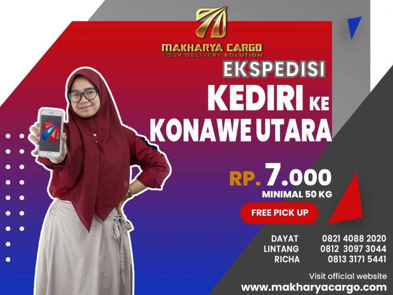 Ekspedisi Kediri Konawe Utara Gratis Jemput Barang 2021