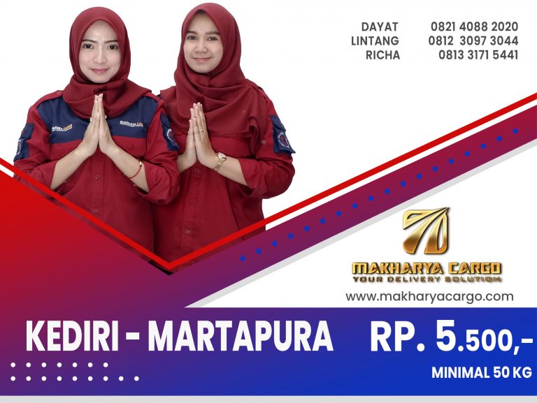 Ekspedisi Kediri Martapura Gratis Jemput Barang 2021