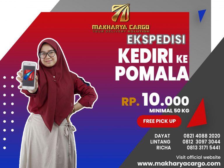 Ekspedisi Kediri Pomala Gratis Jemput Barang 2021