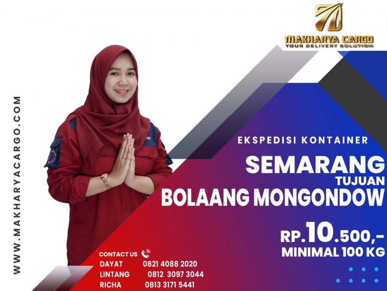 Ekspedisi Kontainer Semarang Bolaang Mongondow Gratis Jemput Barang 2021
