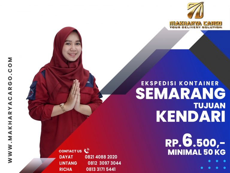 Ekspedisi Kontainer Semarang Kendari Gratis Jemput Barang 2021