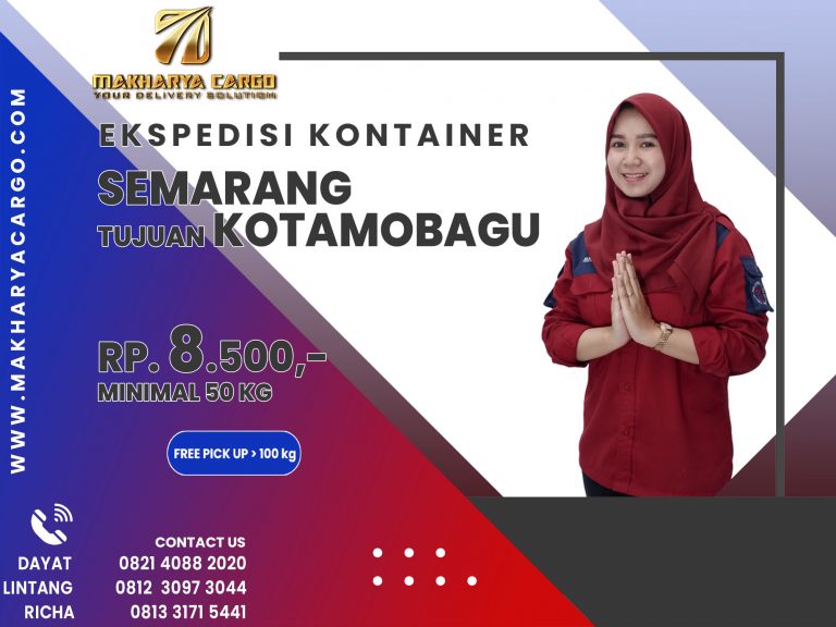 Ekspedisi Kontainer Semarang Kotamobagu Gratis Jemput Barang 2021
