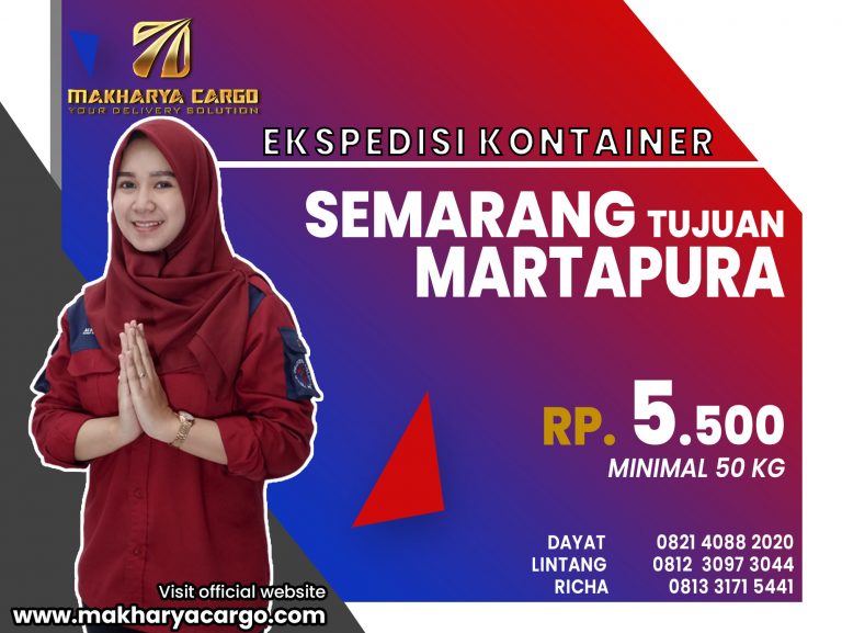 Ekspedisi Kontainer Semarang Martapura Gratis Jemput Barang 2021