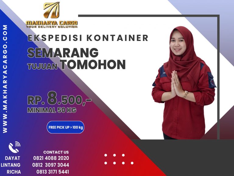 Ekspedisi Kontainer Semarang Tomohon Gratis Jemput Barang 2021