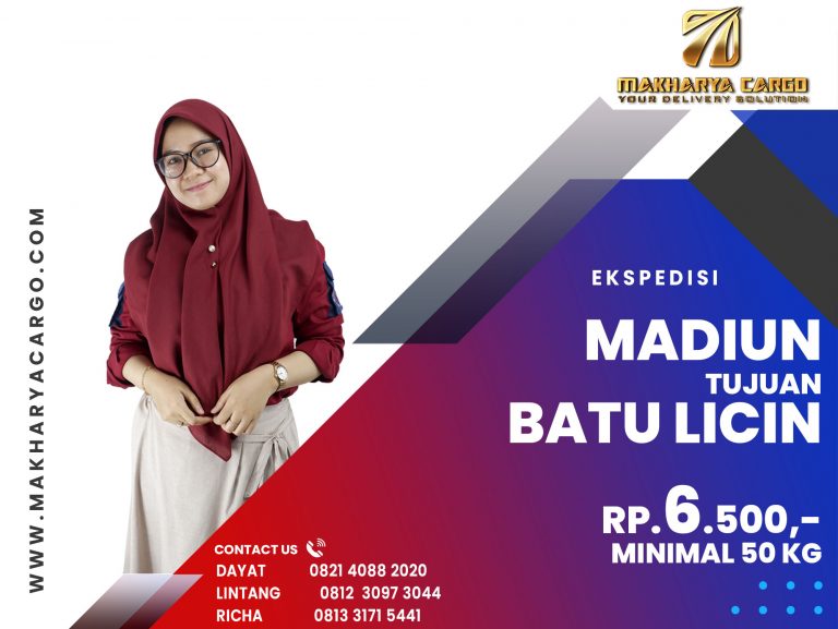 Ekspedisi Madiun Batu Licin Gratis Jemput Barang 2021