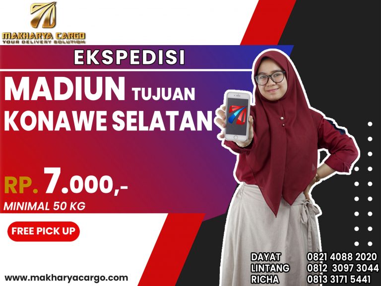 Ekspedisi Madiun Konawe Selatan Gratis Jemput Barang 2021