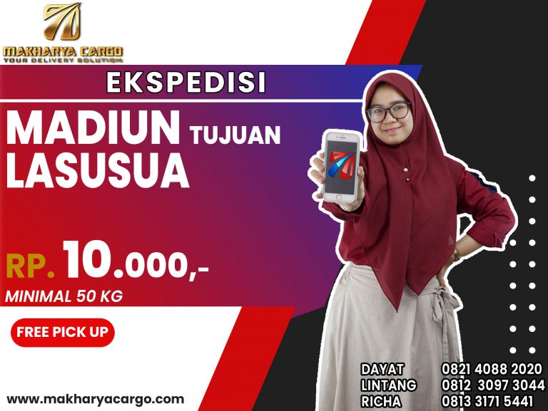 Ekspedisi Madiun Lasusua Gratis Jemput Barang 2021