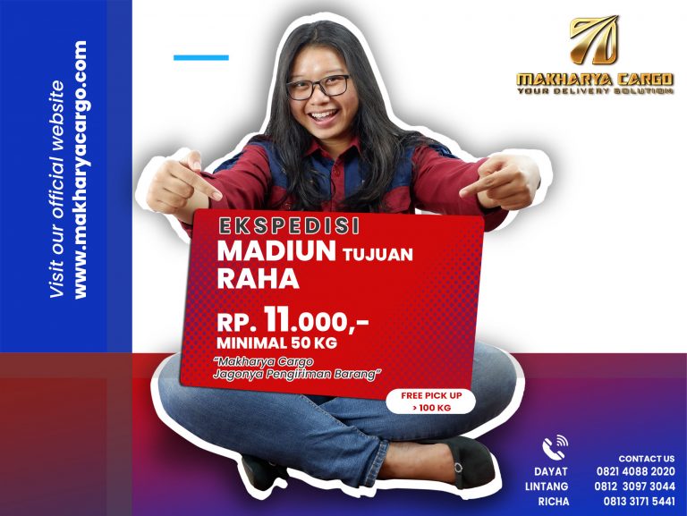 Ekspedisi Madiun Raha Gratis Jemput Barang 2021