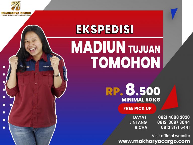 Ekspedisi Madiun Tomohon Gratis Jemput Barang 2021