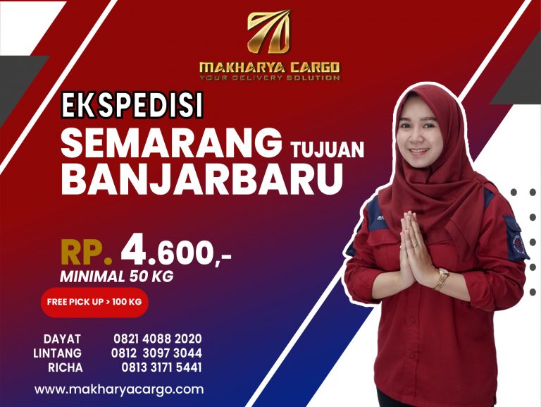 Ekspedisi Semarang Banjarbaru Gratis Jemput Barang 2021