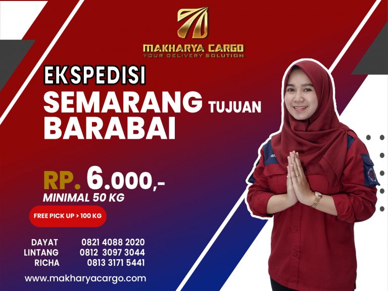 Ekspedisi Semarang Barabai Gratis Jemput Barang 2021