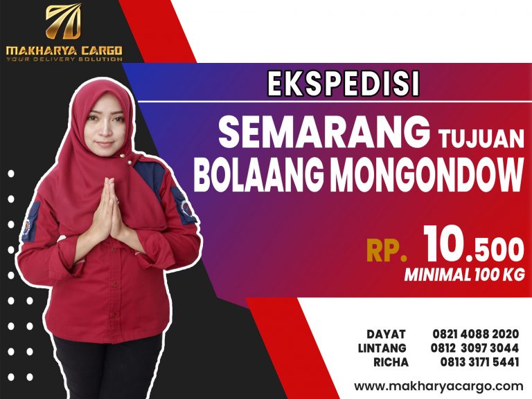 Ekspedisi Semarang Bolaang Mongondow Gratis Jemput Barang 2021