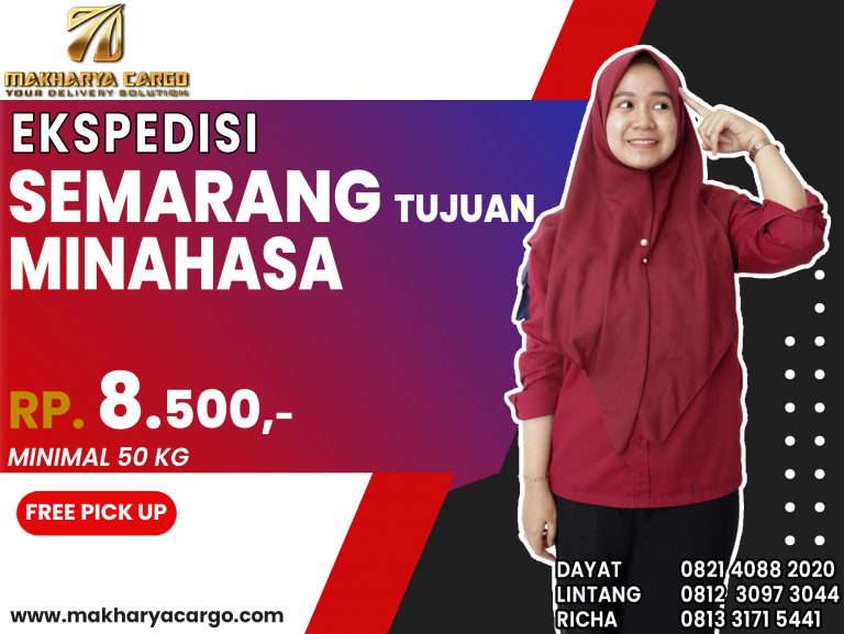 Ekspedisi Semarang Minahasa Gratis Jemput Barang 2021